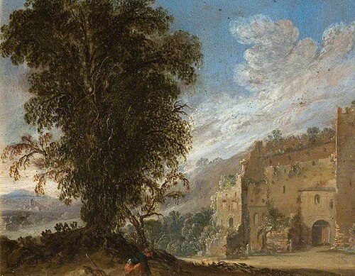 Ruins at Tivoli near Rome, , Bartholomeus Breenbergh