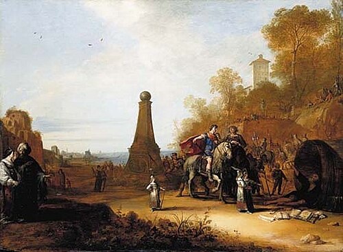Alexander  und  Diogenes, 1650, Bartholomeus Breenbergh