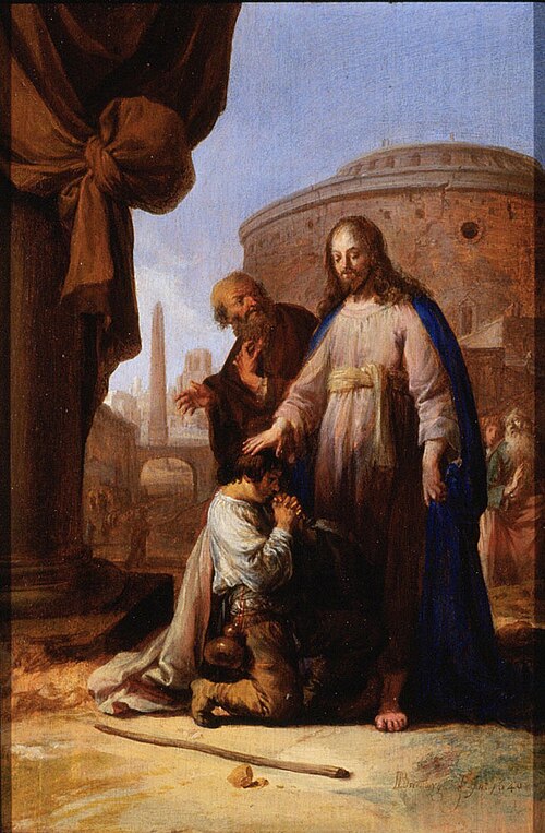 Christ and the Rich Youth, 1640, Bartholomeus Breenbergh