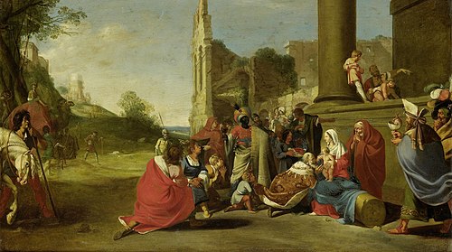 De aanbidding der koningen, 1650, Bartholomeus Breenbergh