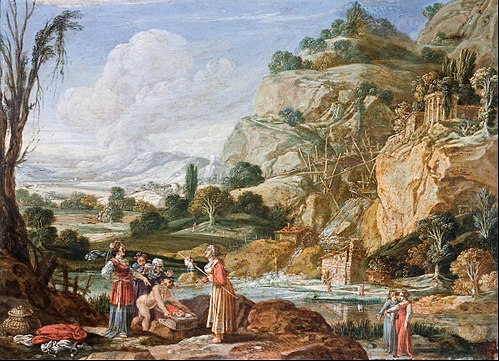 La Découverte de Moïse, 1622, Bartholomeus Breenbergh