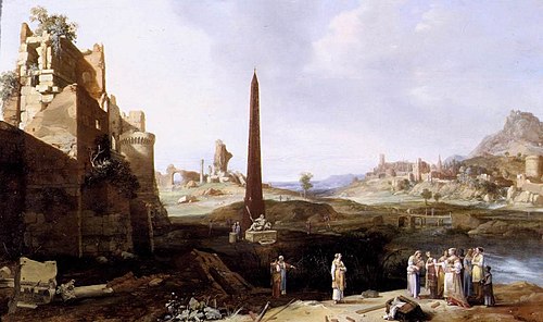 La Découverte de Moïse, 1639, Bartholomeus Breenbergh