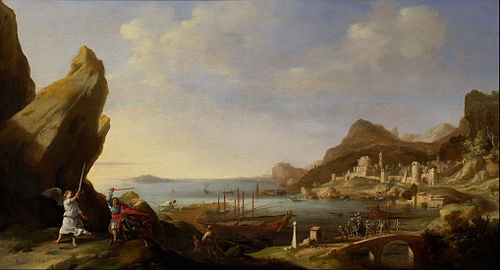 Coastal Landscape with Balaam and the Ass, 1634, Bartholomeus Breenbergh