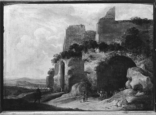 Ruinenlandschaft, , Bartholomeus Breenbergh