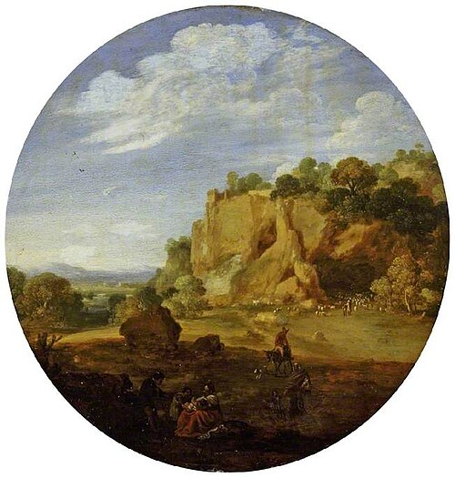 Classical Landscape with Rocks, 1630, Bartholomeus Breenbergh