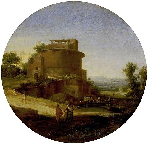 Classical Landscape with Ruins, 1630, Bartholomeus Breenbergh