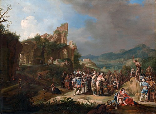 The Preaching of John the Baptist, 1634, Bartholomeus Breenbergh