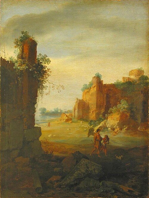 Landscape with Tobias and the Angel, 1630, Bartholomeus Breenbergh