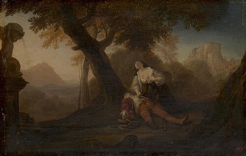 Pyramus and Thisbē, 1645, Bartholomeus Breenbergh