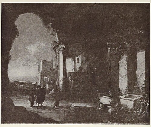 Ruins with Figures, 1615, Bartholomeus Breenbergh