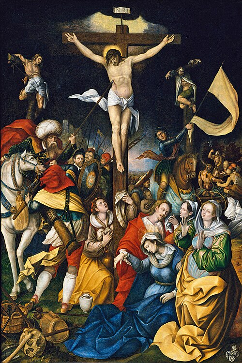 Crucifixion of Christ, 1590, Bartholomäus Bruyn III.