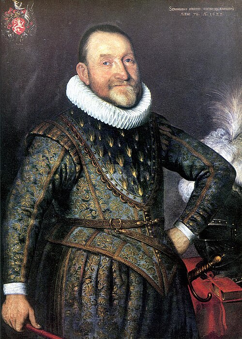Portrait of Théodore Agrippa d'Aubigné (1552–1630), 1622, Bartholomeaus Sarburgh