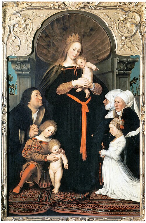 Madonna des Bürgermeisters Meyer (Kopie), 1636, Bartholomeaus Sarburgh