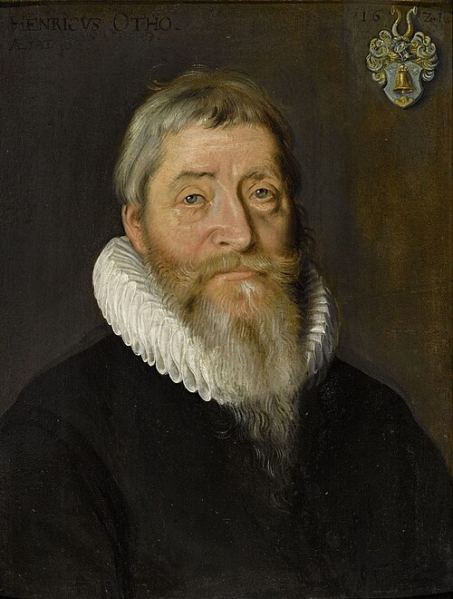 Portrait des Heinrich Otth d. Ä., Pfarrer zu Wintersingen., 1621, Bartholomeaus Sarburgh