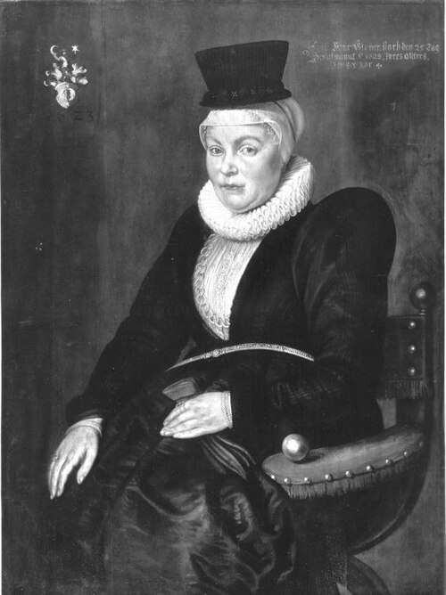 Bildnis einer Frau, 1623, Bartholomeaus Sarburgh