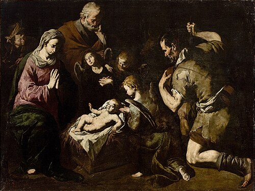 Adoration by the Shepherds, 1630, Bartolomeo Bassante