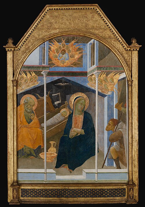 The Adoration of the Shepherds, 1350, Bartolomeo Bulgarini