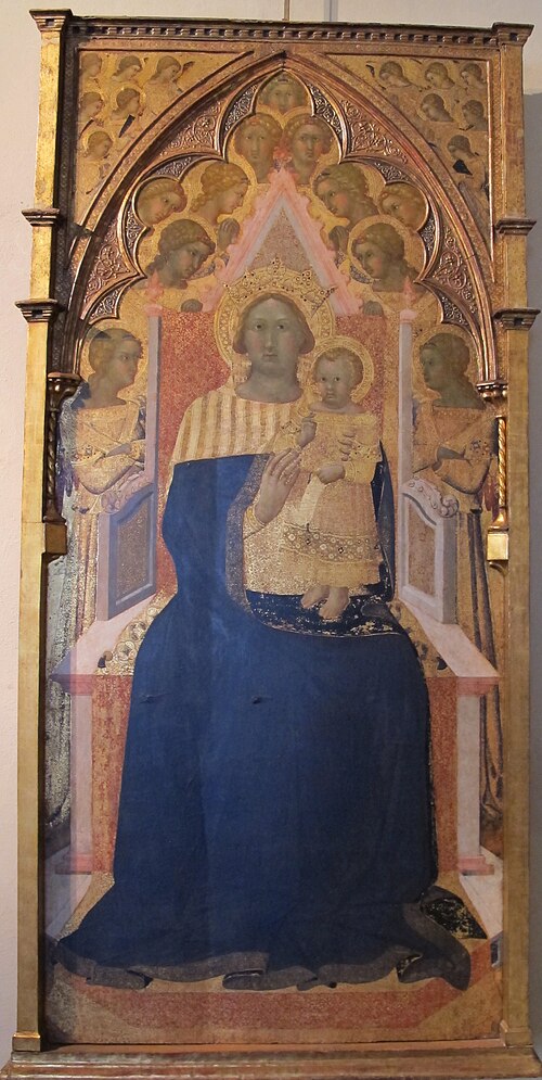 Madonna and Child and two Angels, , Bartolomeo Bulgarini