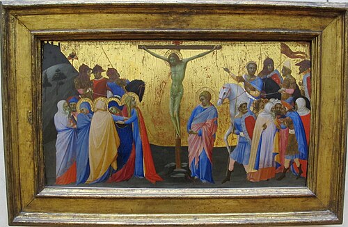 Crucifixion, 1350, Bartolomeo Bulgarini