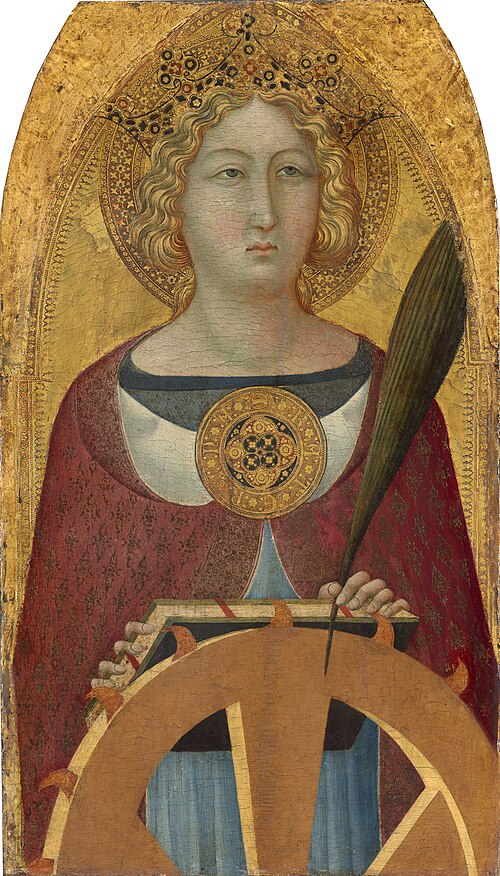 Saint Catherine of Alexandria, 1337, Bartolomeo Bulgarini