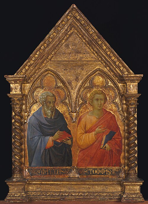 Saints Matthias and Thomas, 1350, Bartolomeo Bulgarini