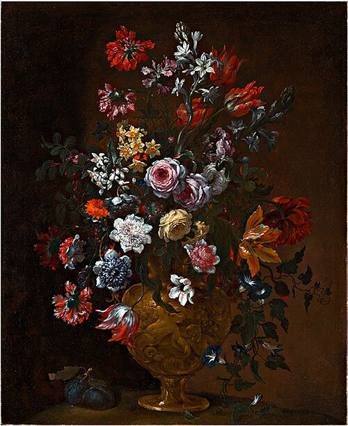 Vase with flowers, 1690, Bartolomeo Bimbi