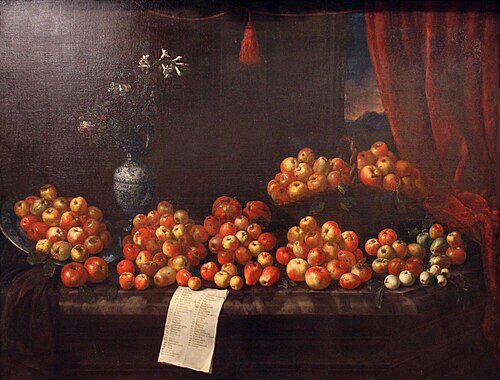 Äpfel, 1696, Bartolomeo Bimbi