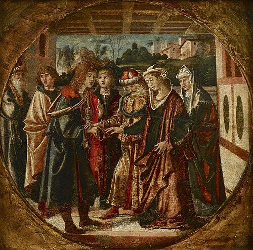 The Marriage of Antiochus and Stratonice, , Bartolomeo Cincani
