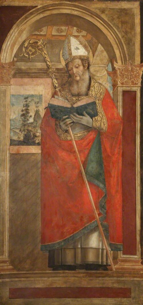 Saint Augustine, 1500, Bartolomeo Cincani