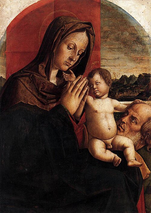 Madonna mit Kind mit St Joseph, 1505, Bartolomeo Cincani