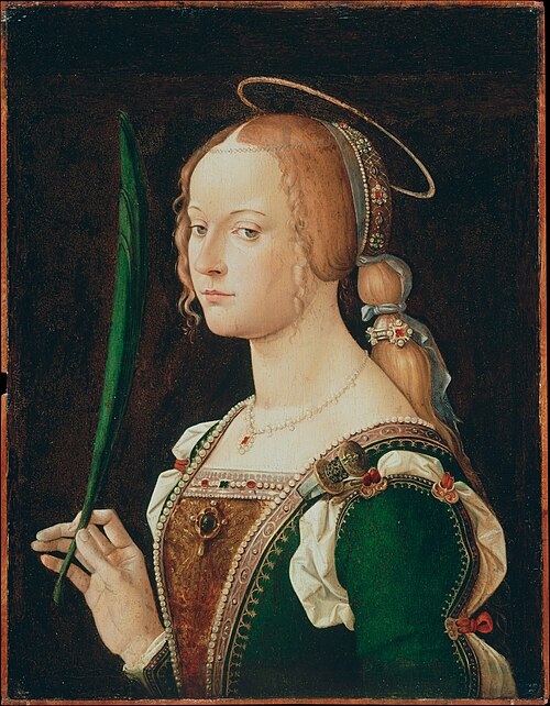 Saint Justina of Padua, 1490, Bartolomeo Cincani