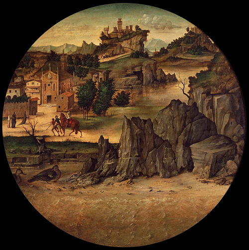 Landscape with Castles, 1500, Bartolomeo Cincani