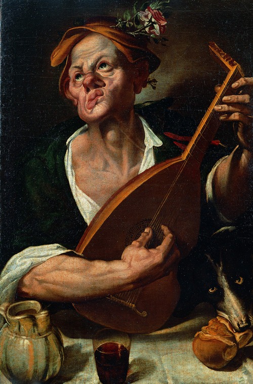 Lute palyer, 1550, Bartolomeo Passarotti