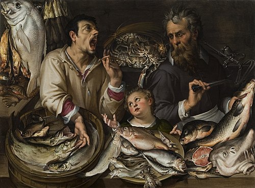 The Fishmongers, 1550, Bartolomeo Passarotti