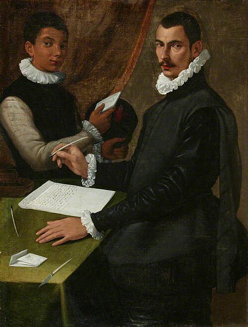 Domenico Giuliani and His Servant, 1579, Bartolomeo Passarotti