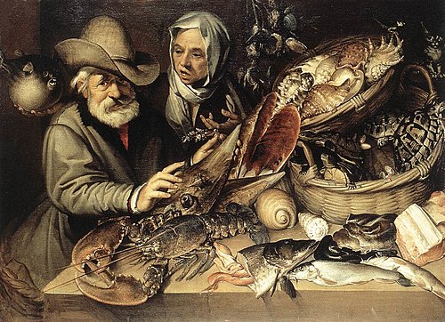 The Fishmonger's Shop, 1580, Bartolomeo Passarotti