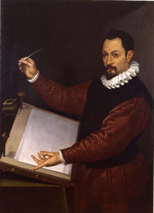 Portrait of a Scriber, 1550, Bartolomeo Passarotti