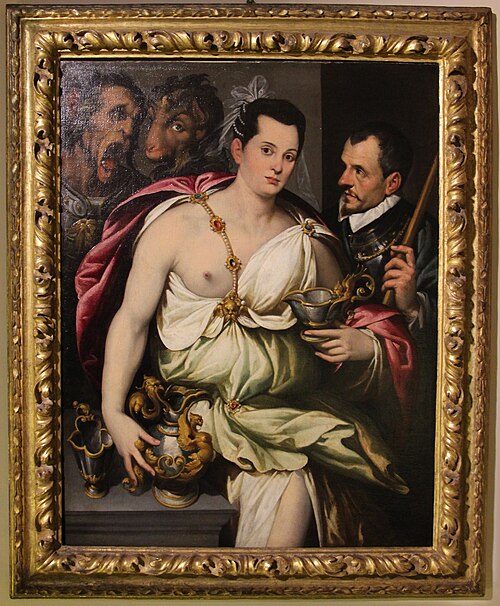 Allegorical Portrait of Ulisse Aldrovandi, 1575, Bartolomeo Passarotti
