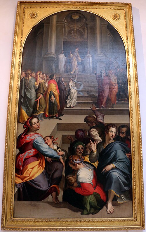 Presentation of the Virgin at the Temple, 1583, Bartolomeo Passarotti