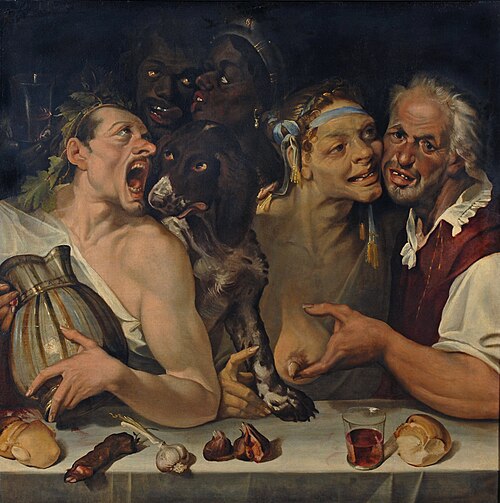 Merry Company, 1550, Bartolomeo Passarotti