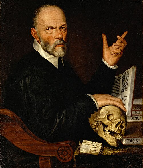 Portrait of the physician Carlo Fontana, 1580, Bartolomeo Passarotti