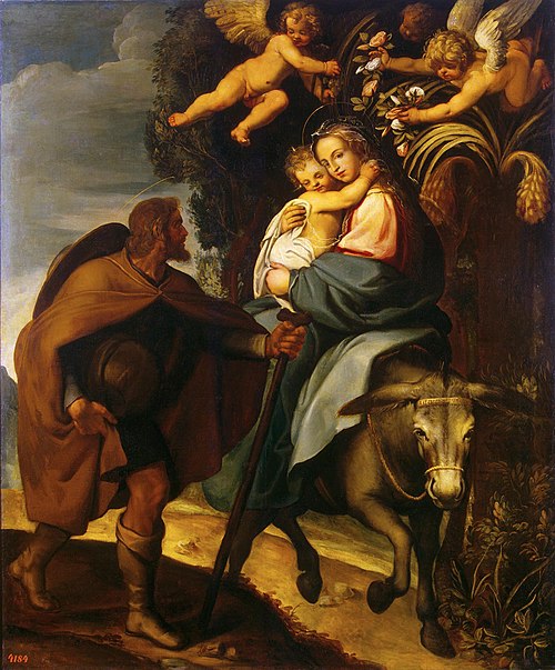 La fuite en Egypte, 1600, Bartolomeo Carducci