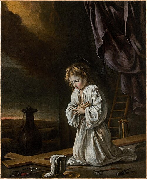 Le Christ enfant méditant sur la Crucifixion, 1642, frères Le Nain