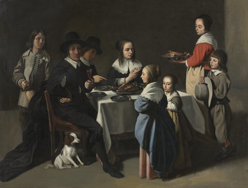 A Family Meal, 1650, frères Le Nain