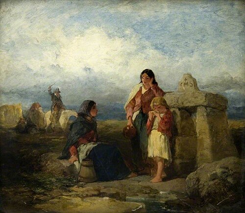 At the Holy Well, , Francis William Topham