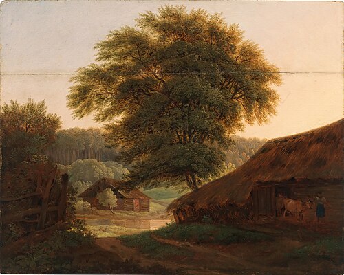 A Landscape with a Tree, 1817, Bedřich Havránek