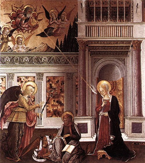 The Annunication, 1445, Benedetto Bonfigli