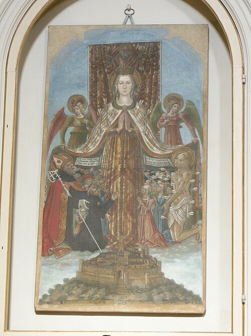 Madonna of Mercy, 1472, Benedetto Bonfigli