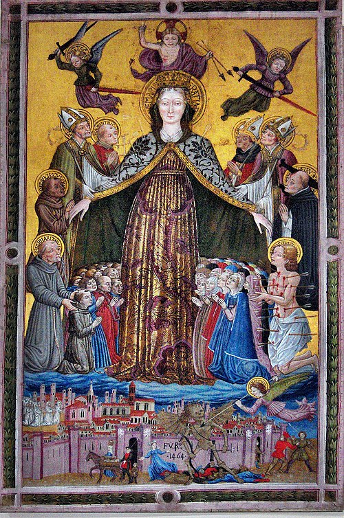 Gonfalon de San Francesco al prato, 1464, Benedetto Bonfigli