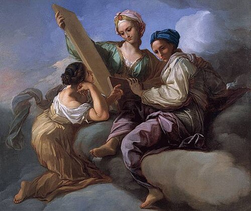 Allegory of Wisdom, 1704, Benedetto Luti